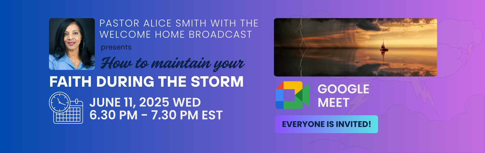 How to maintain your faith during the storm