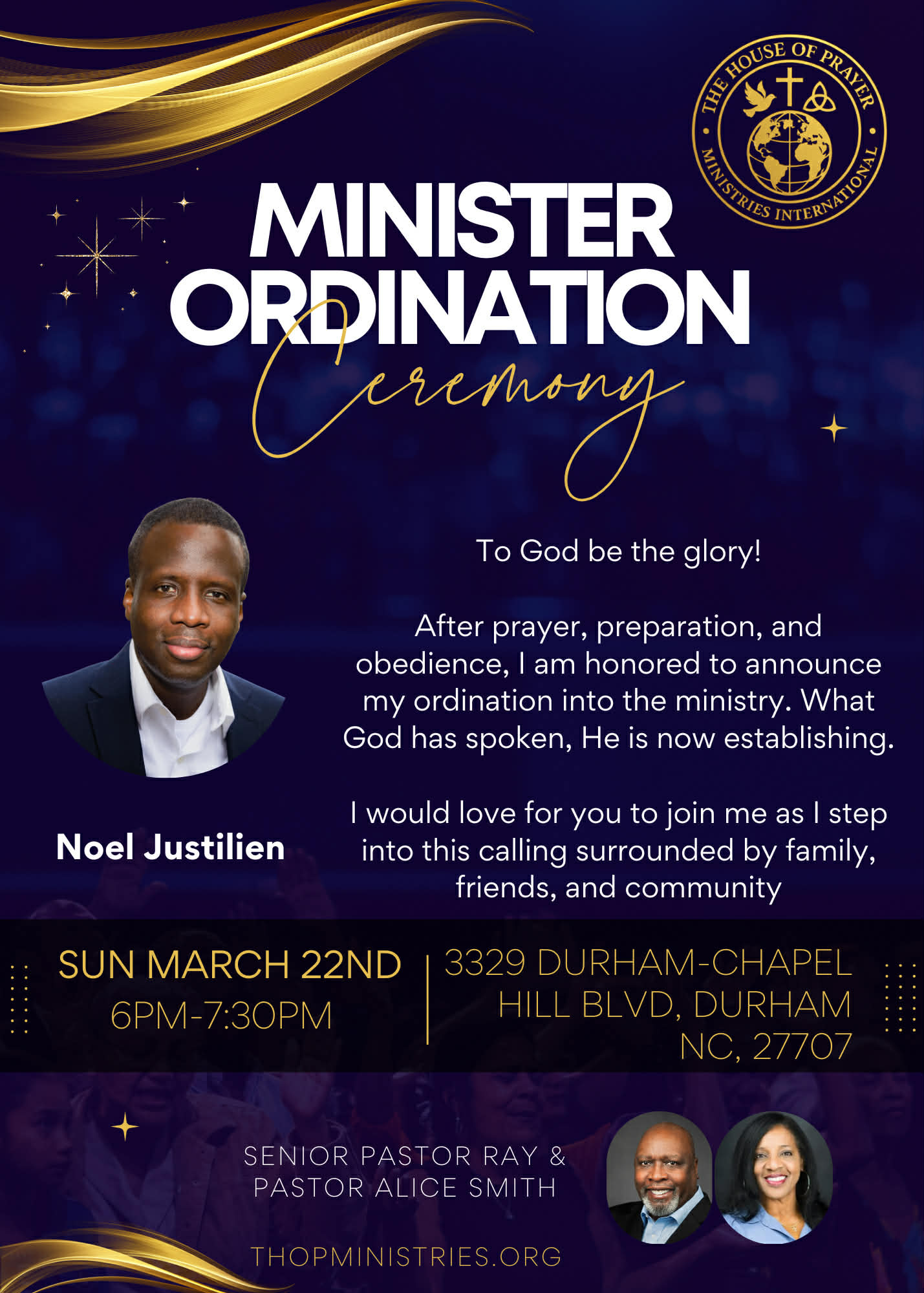 Minister Ordination Minister Ordination