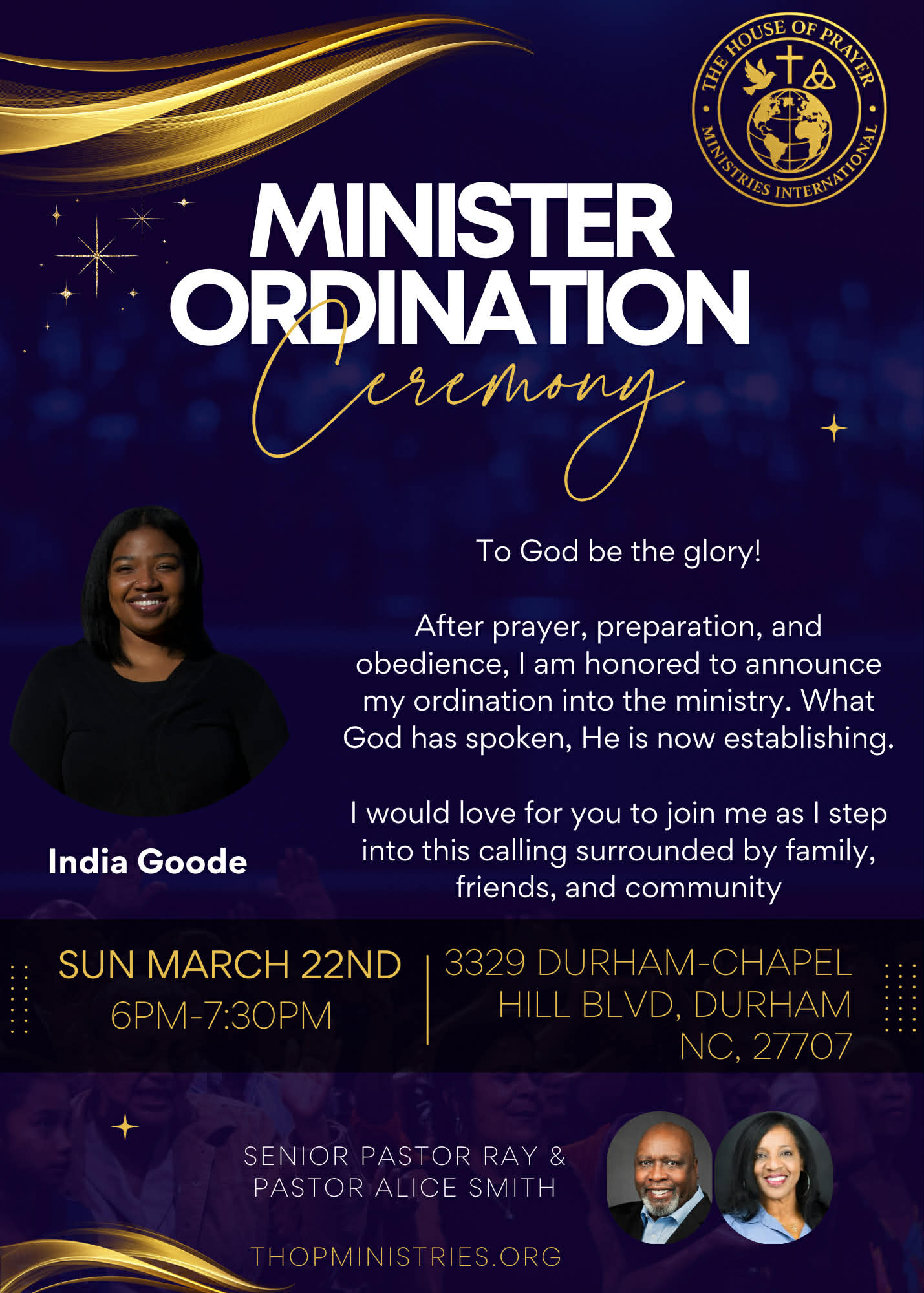 Minister Ordination Minister Ordination